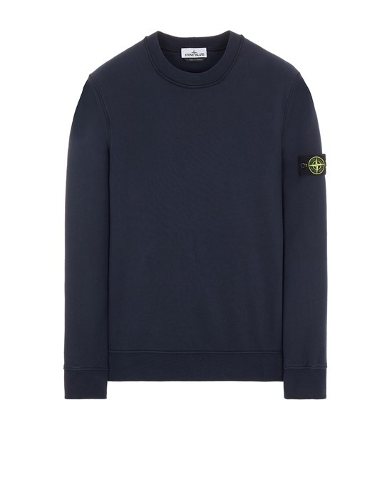 ★【STONE 】★63051 Fleece Garment Dyed Sweatshir.t★ Stone Island 63051 Cotton Fleece Garment Dyed Crewneck