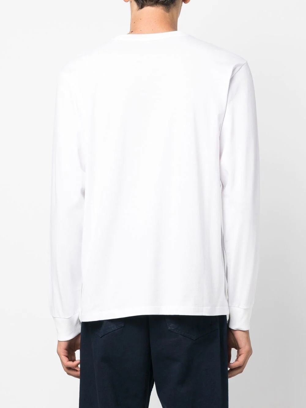 chest logo-patch detail T-shirt - 4