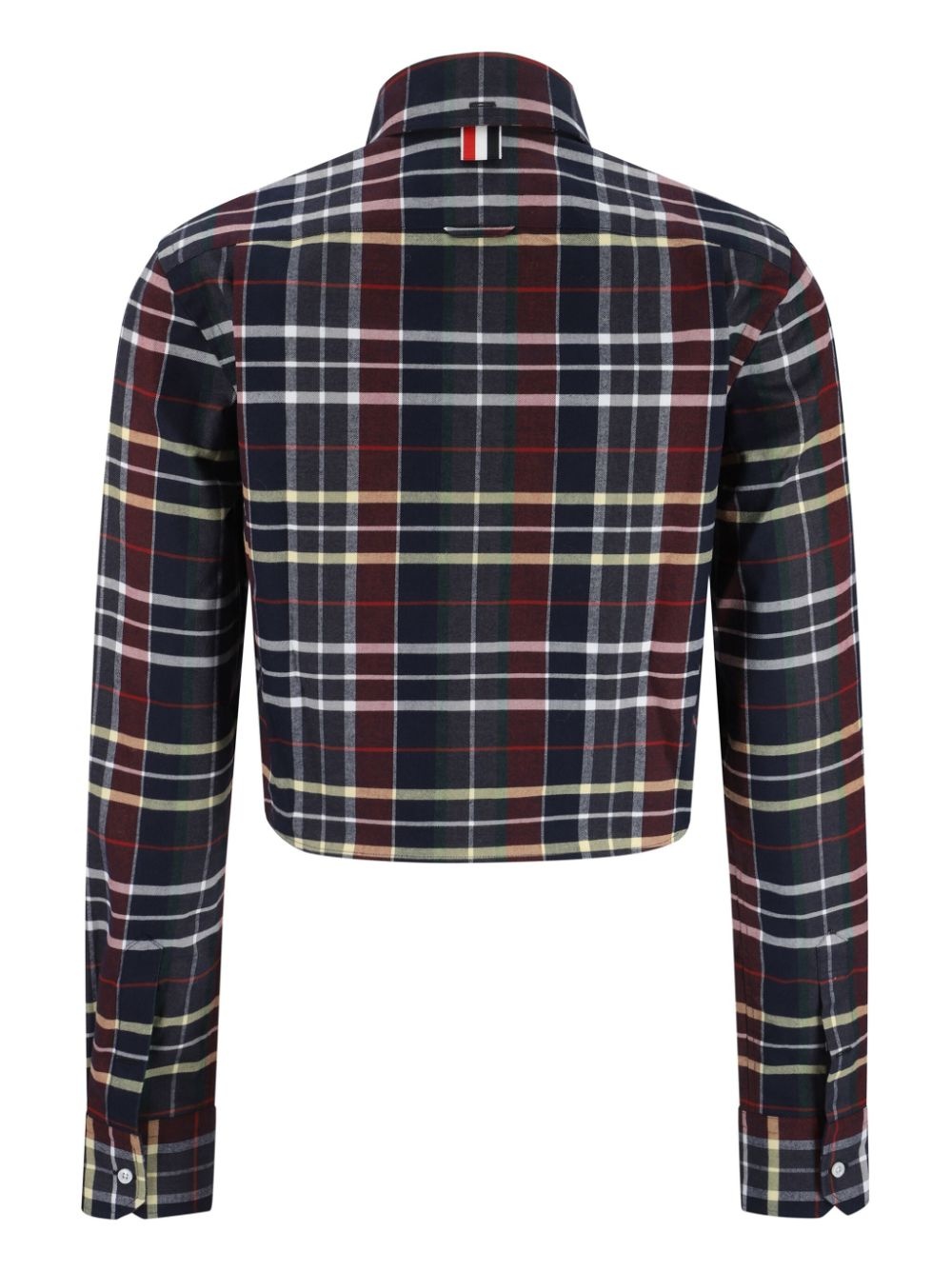 Hunting tartan cropped shirt - 2