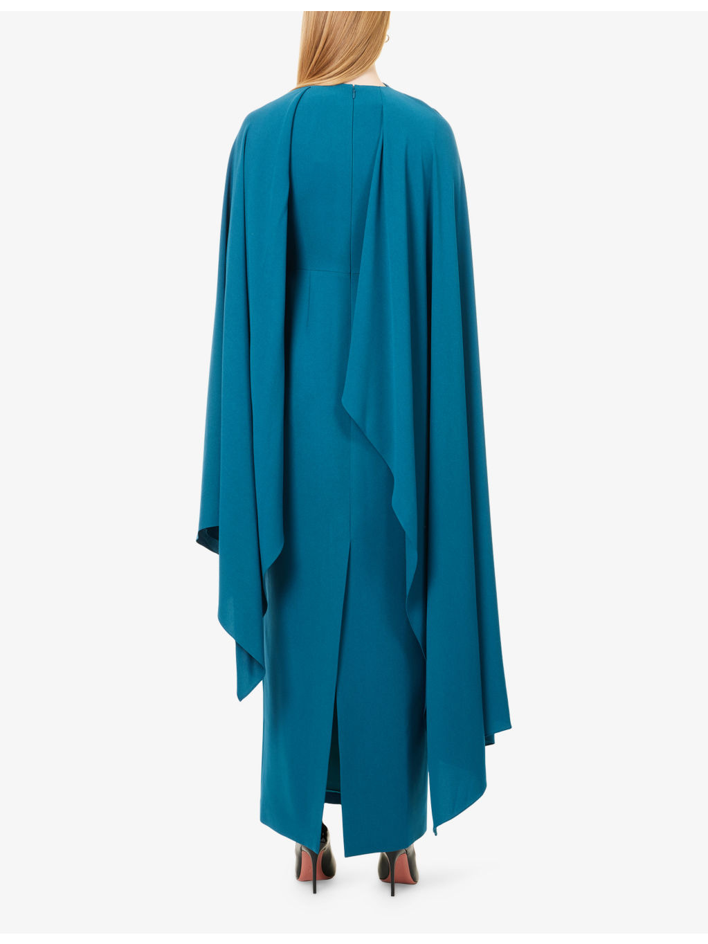 Deena Cape Woven Maxi Dress - 4