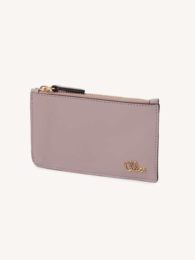 Chloé SMALL CHLOÉ ICONIC PURSE WITH CARD SLOTS IN SHINY LEATHER outlook
