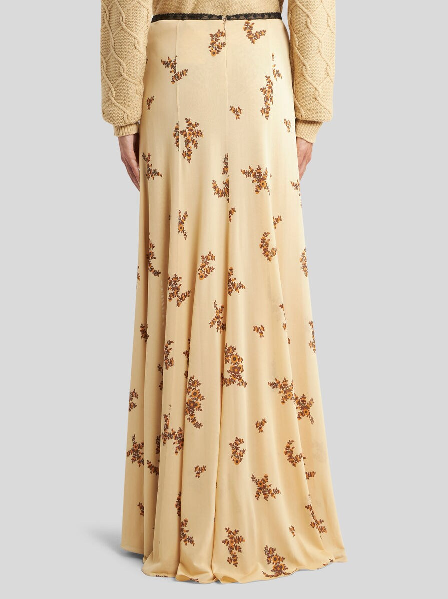 MAXI SKIRT WITH FLORAL PRINT - 5