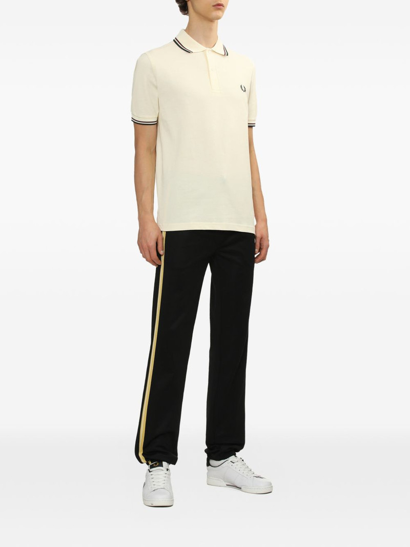 Fred Perry embroidered tipped polo shirt outlook