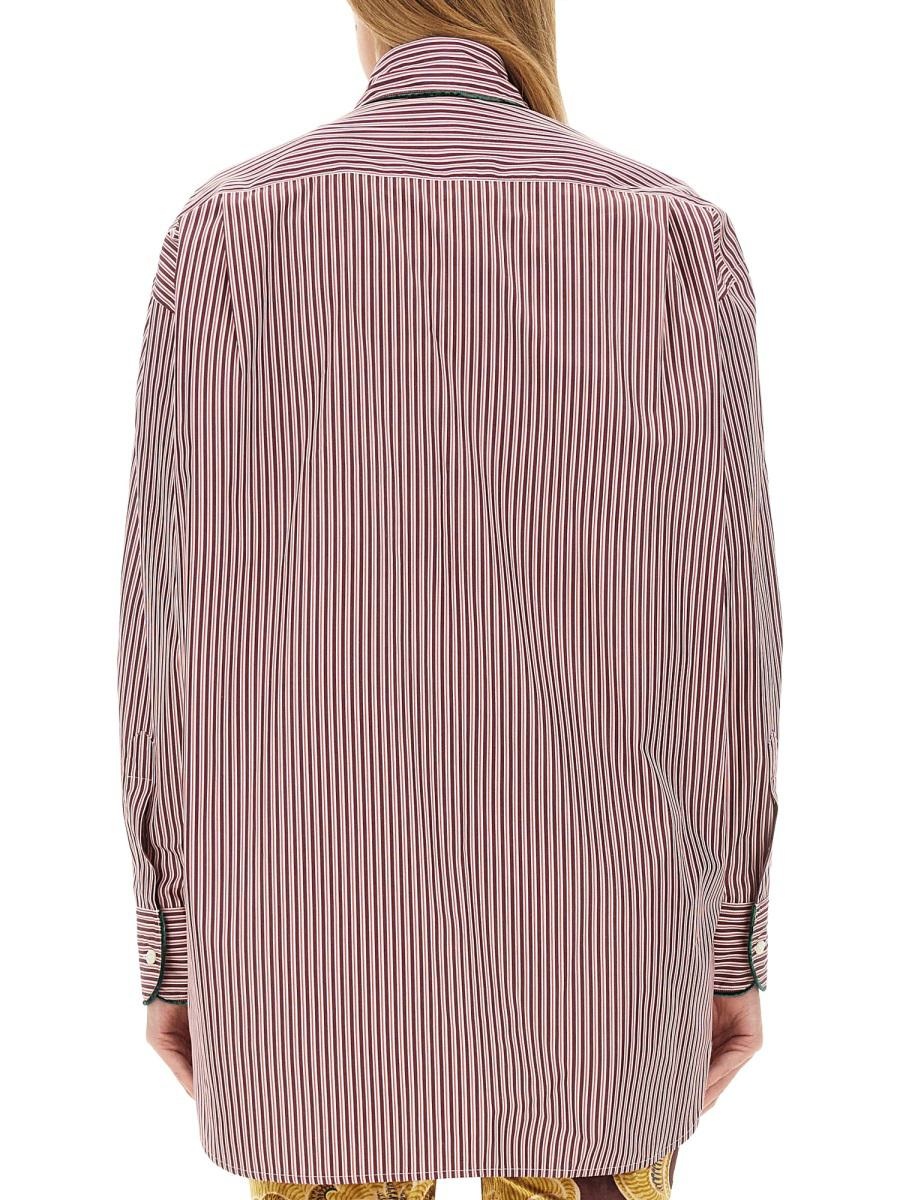 Etro Etro Shirt With Pegasus Embroidery | baltini | REVERSIBLE