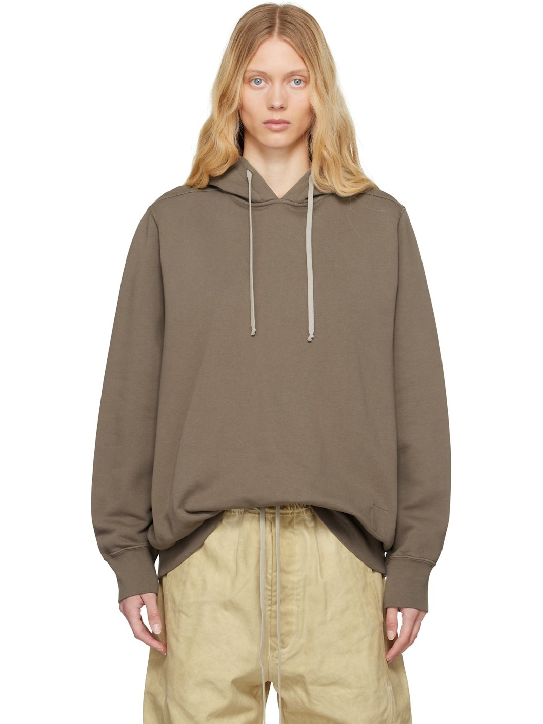 Gray Hollywood Oversized Hoodie - 1