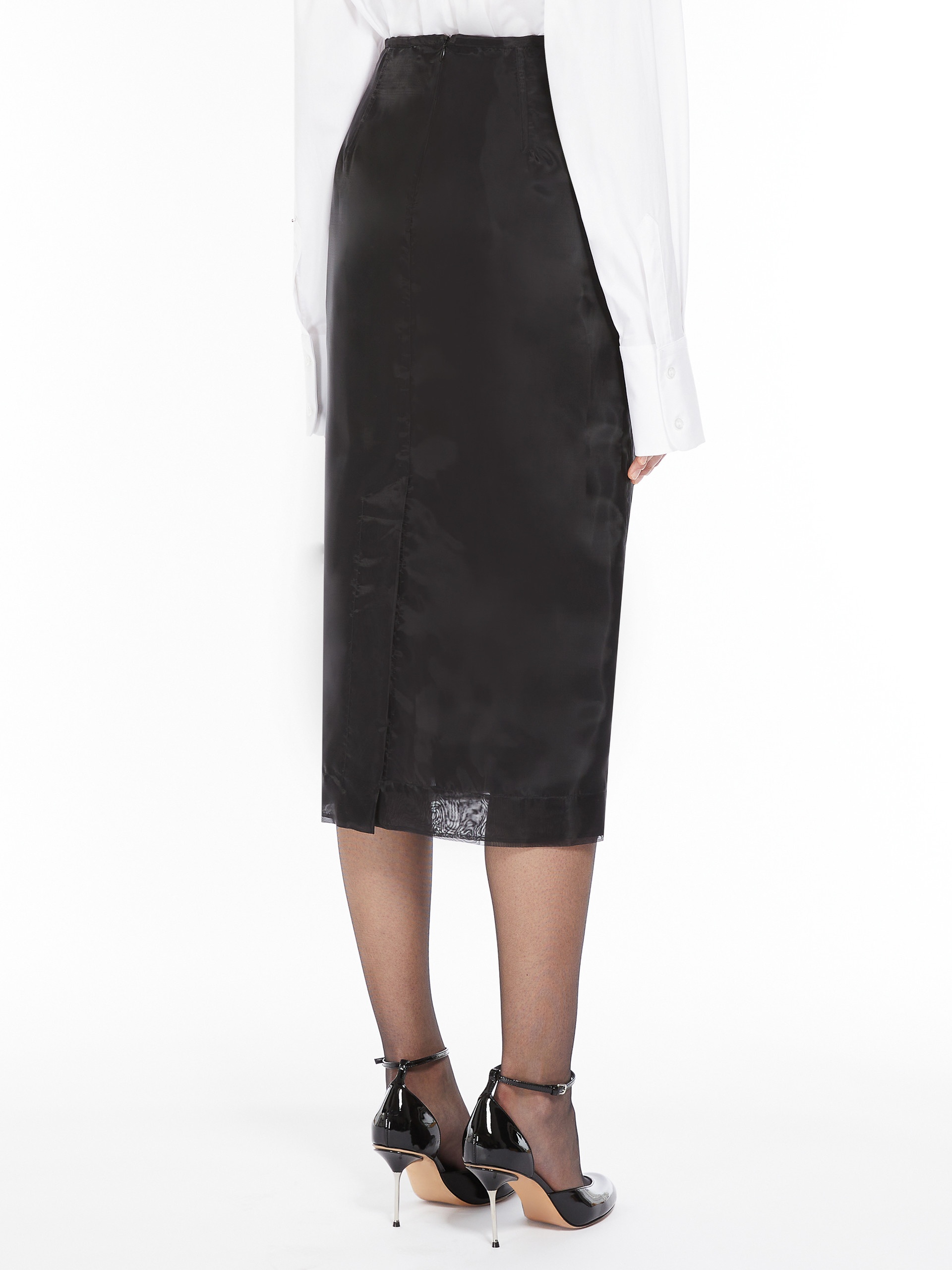 ANZIO1234 Organza midi skirt - 4