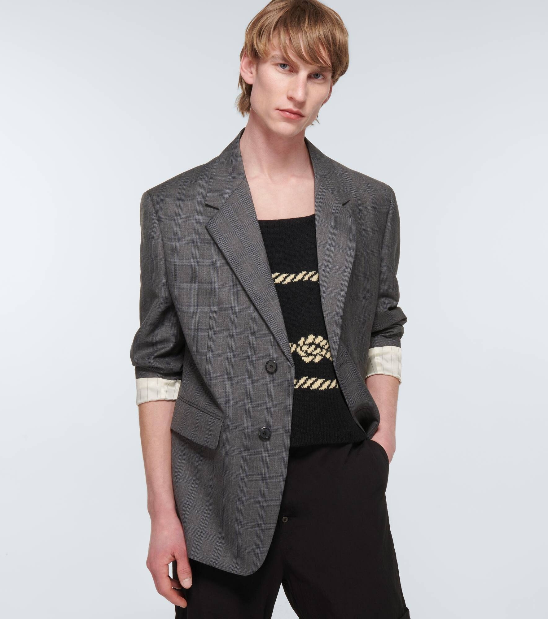 Single-breasted blazer - 5