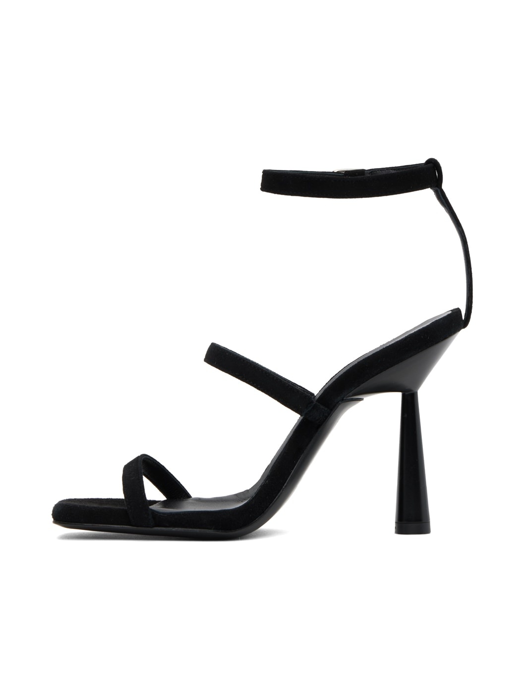 Black Adaline Heeled Sandals - 3