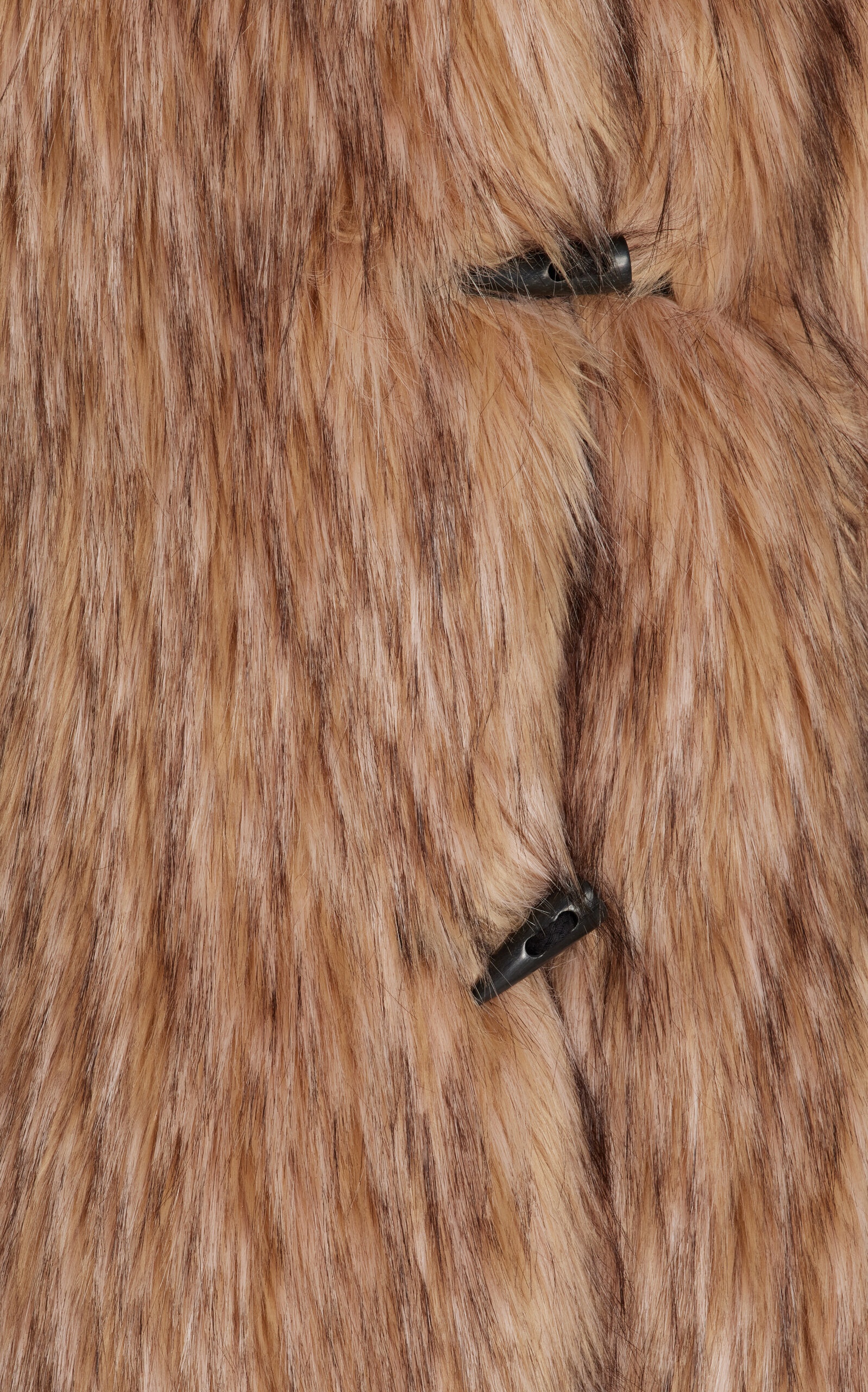 Exclusive Yvette Mini Faux Fur Coat brown - 3