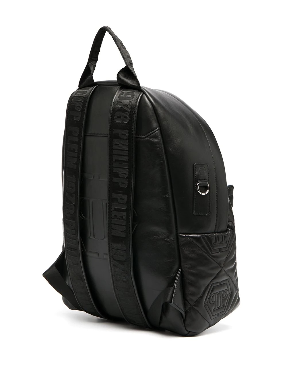 logo zipped backpack - 3