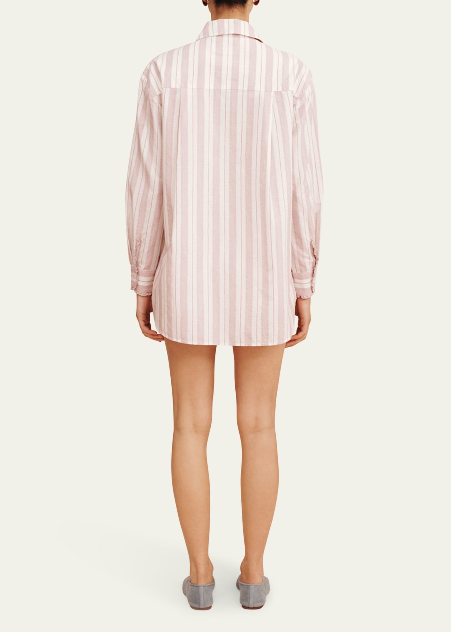 Lena Striped Button-Front Shirt - 3