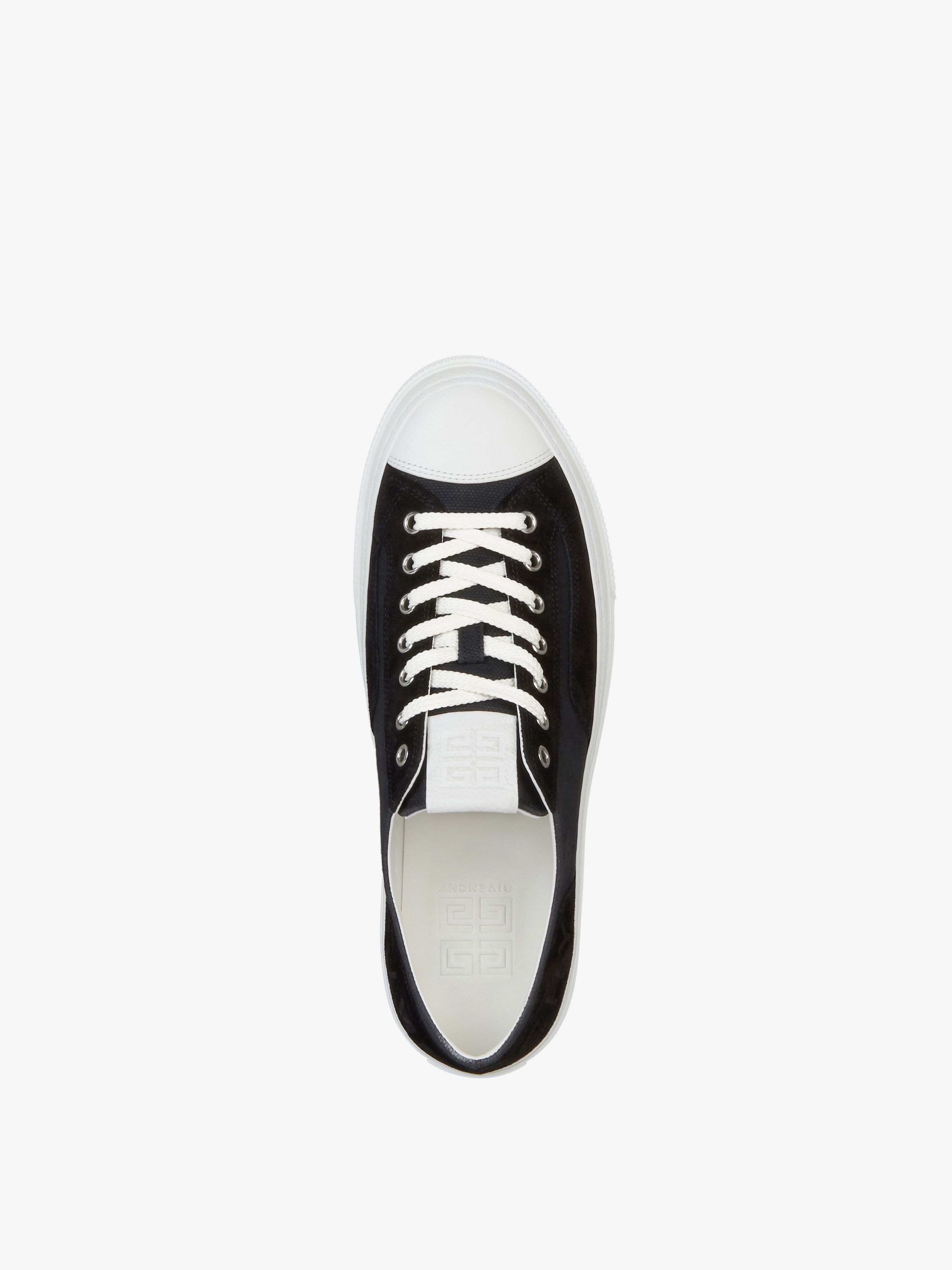 GIVENCHY CITY SNEAKERS IN CANVAS AND SUEDE - 4