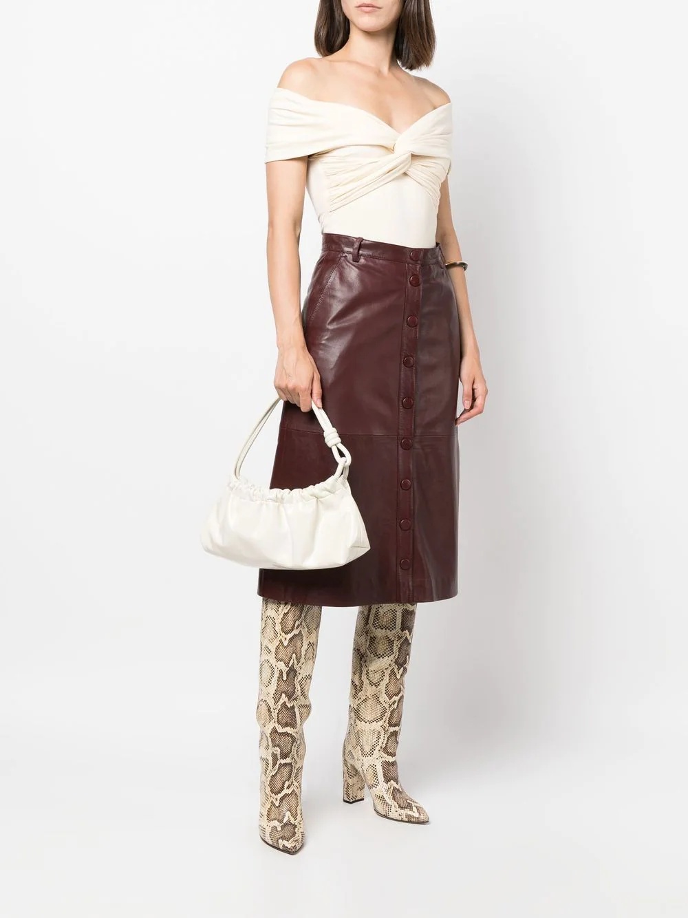 Valerie ruched tote bag - 2