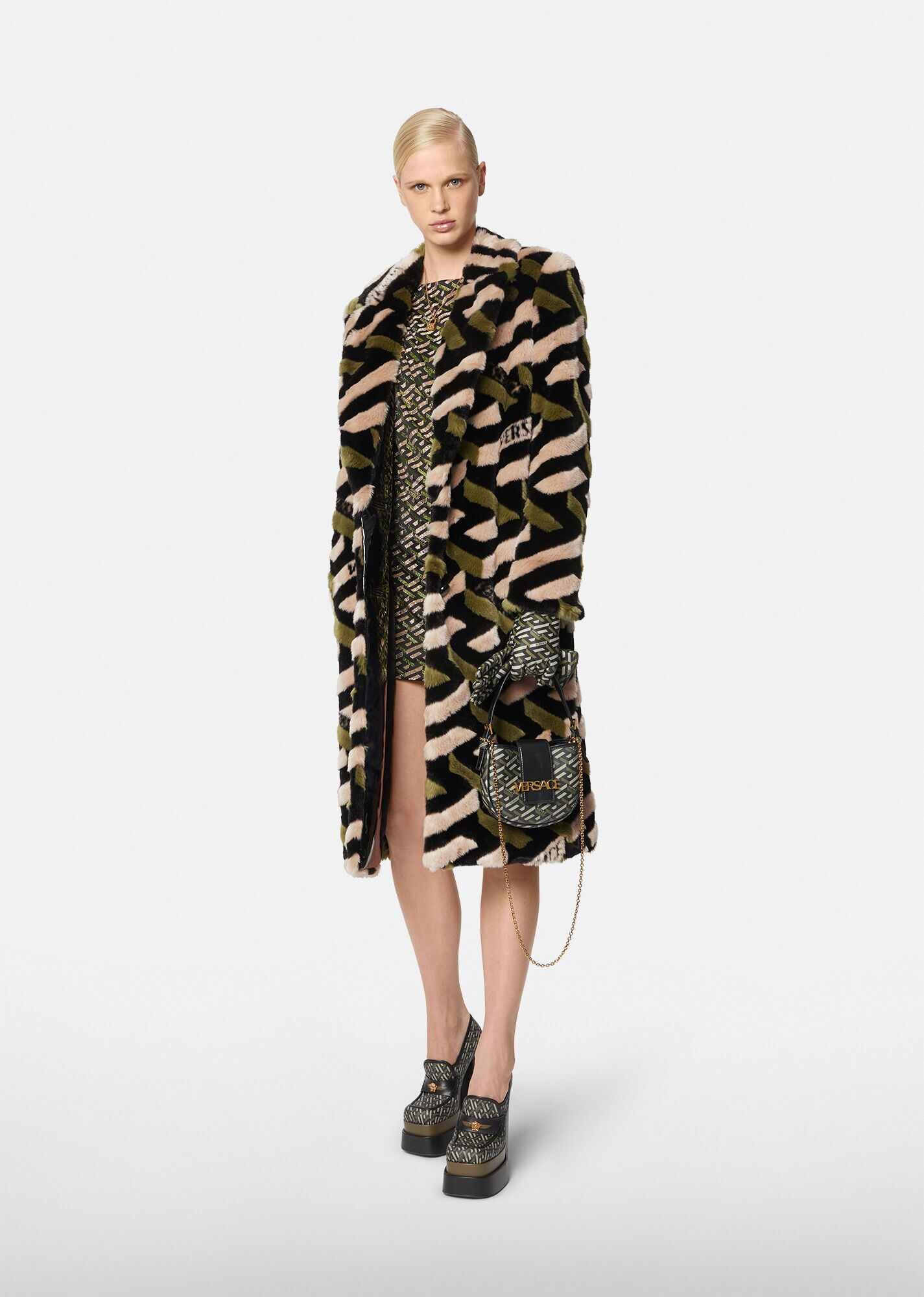 La Greca Faux Fur Coat - 4