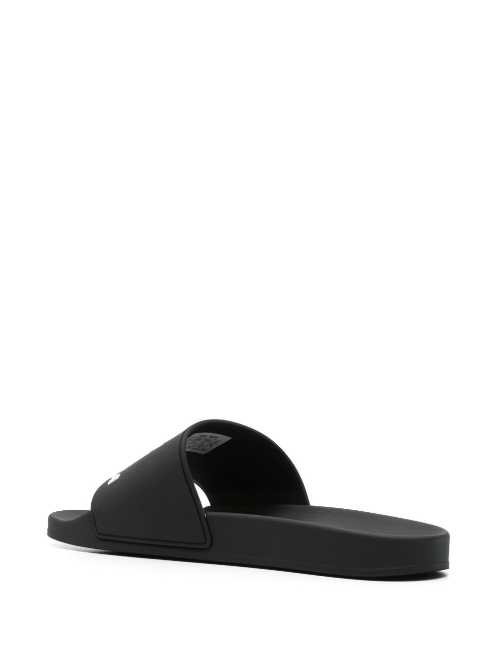 logo-embroidered pool slides - 3