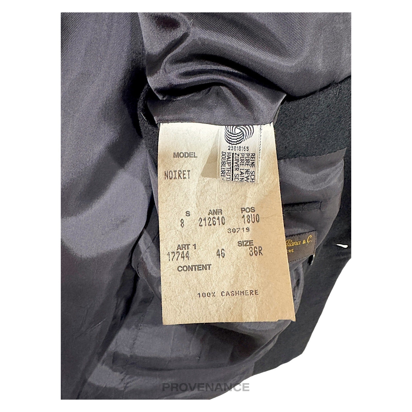 BOSS by HUGO BOSS - Boss x Loro Piana Jacket Overcoat - Black Cashmere 36 46 - 9