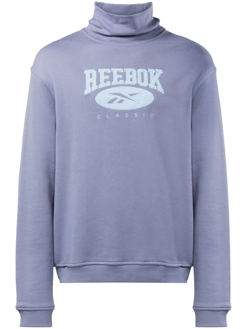 logo-appliquÃ© roll-neck sweatshirt 1