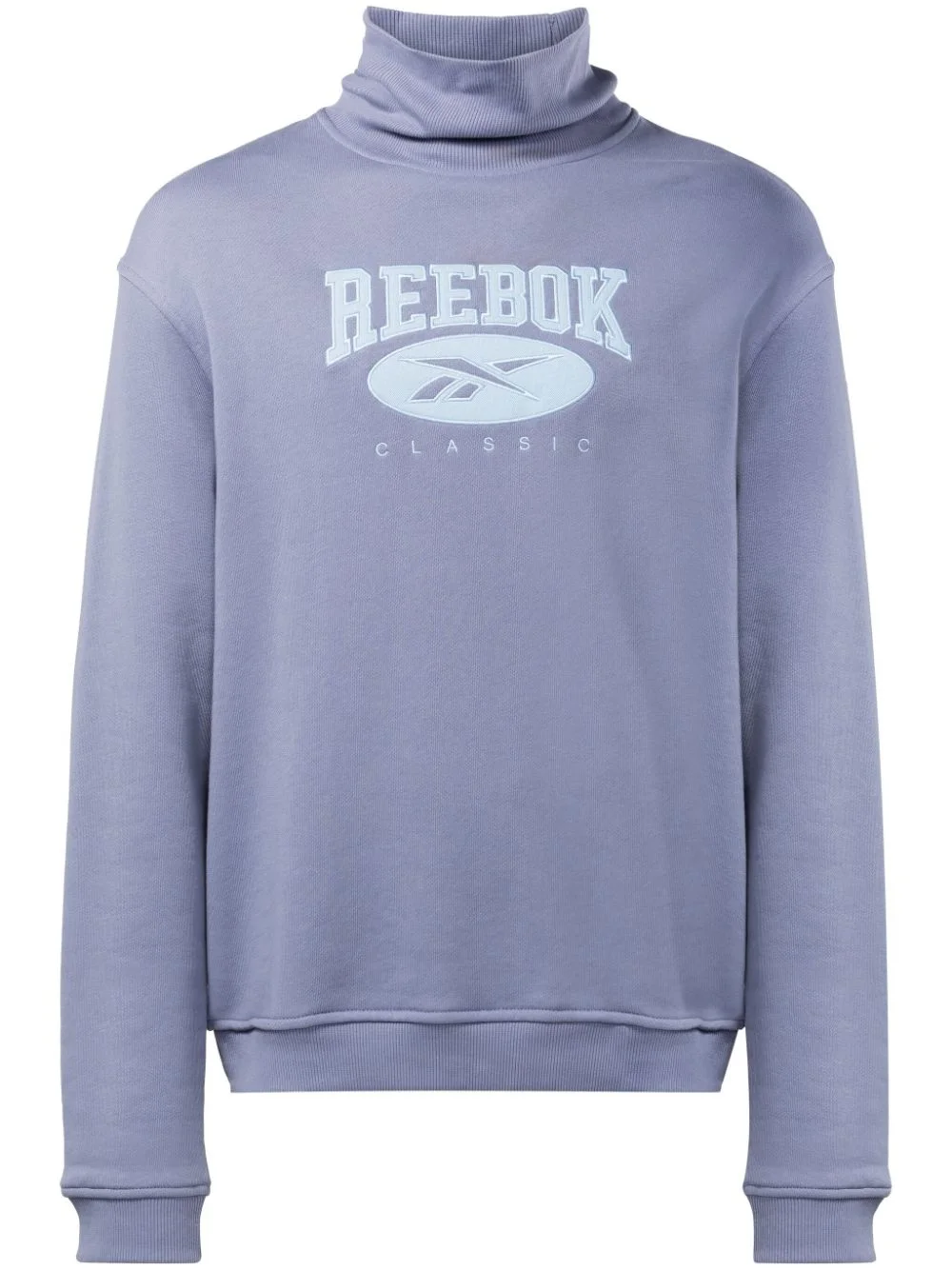 logo-appliqué roll-neck sweatshirt - 1