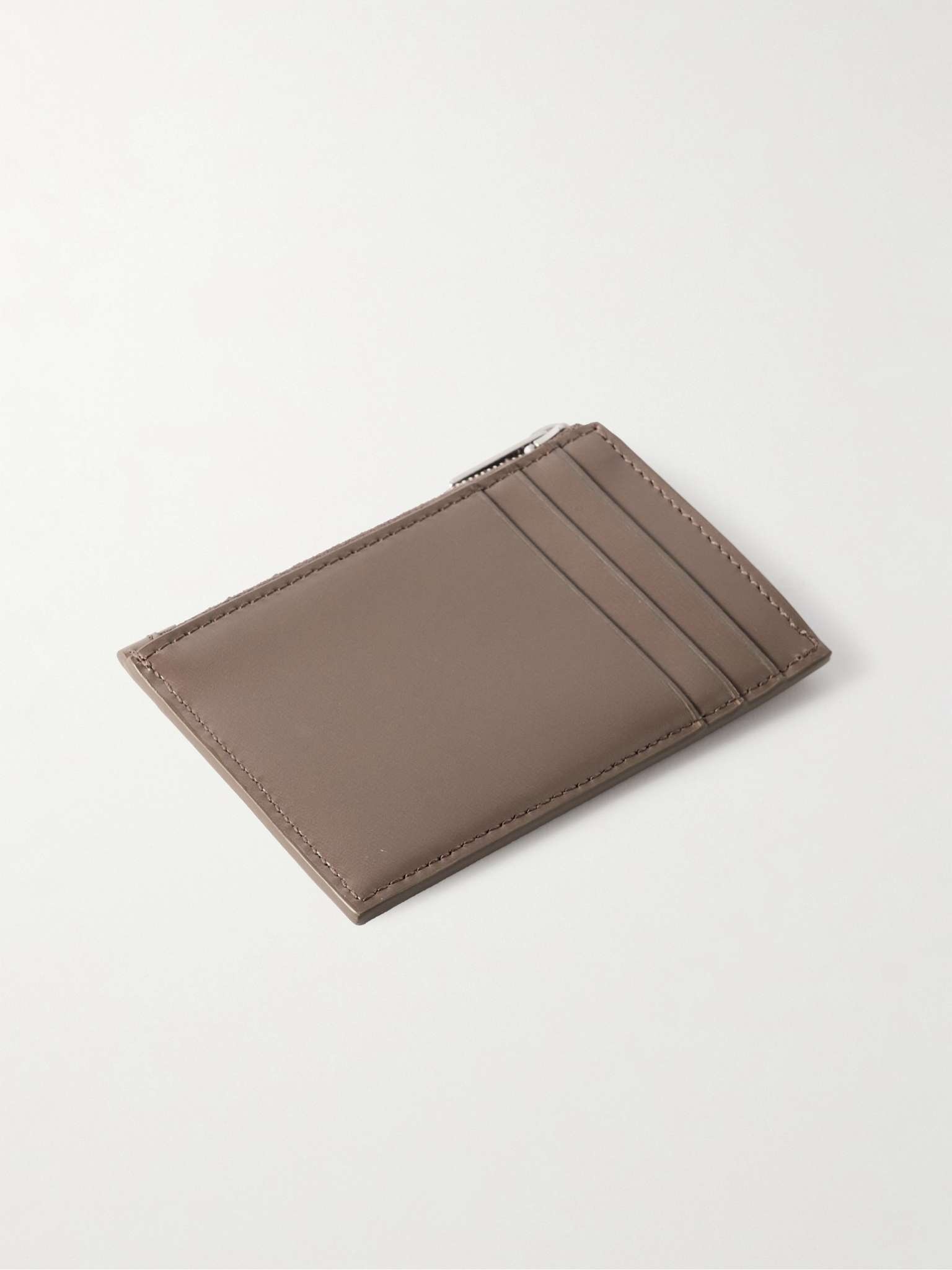 Logo-Print Leather Cardholder - 3