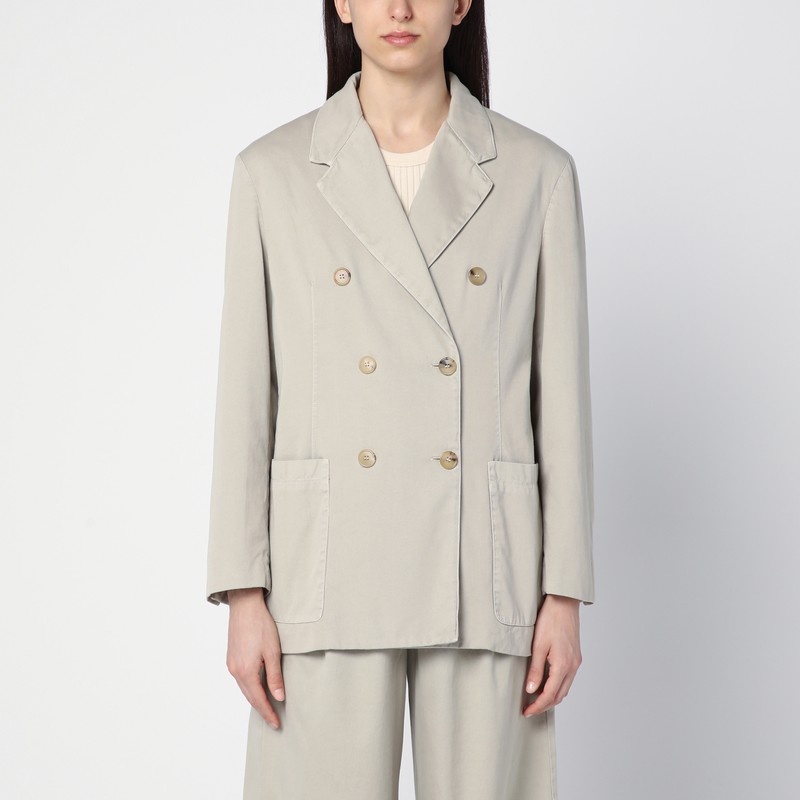 ジャケット Palm Angels Beige double-breasted cotton jacket Palm Angels Beige double-breasted cotton jacket | thedoublef