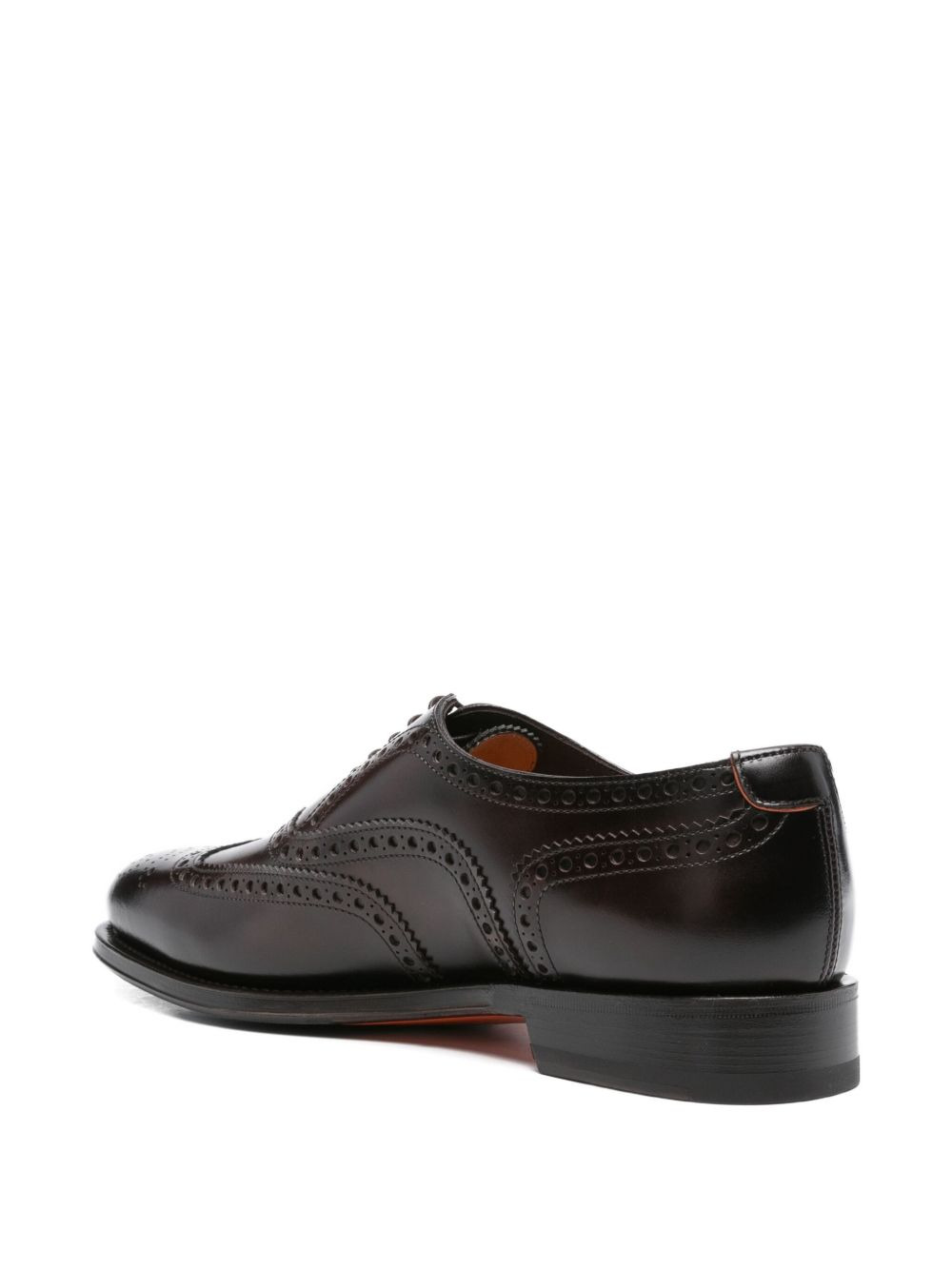 leather brogue oxford shoes - 3