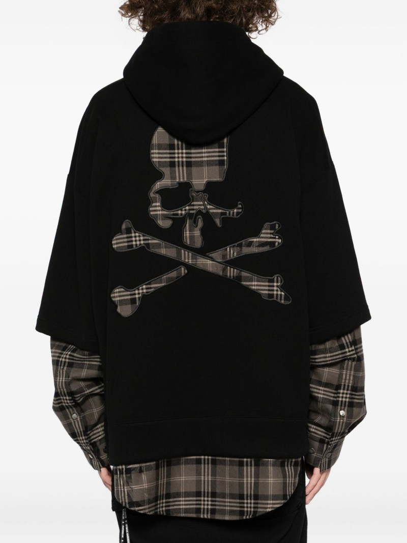 graphic-embroidered hoodie 4