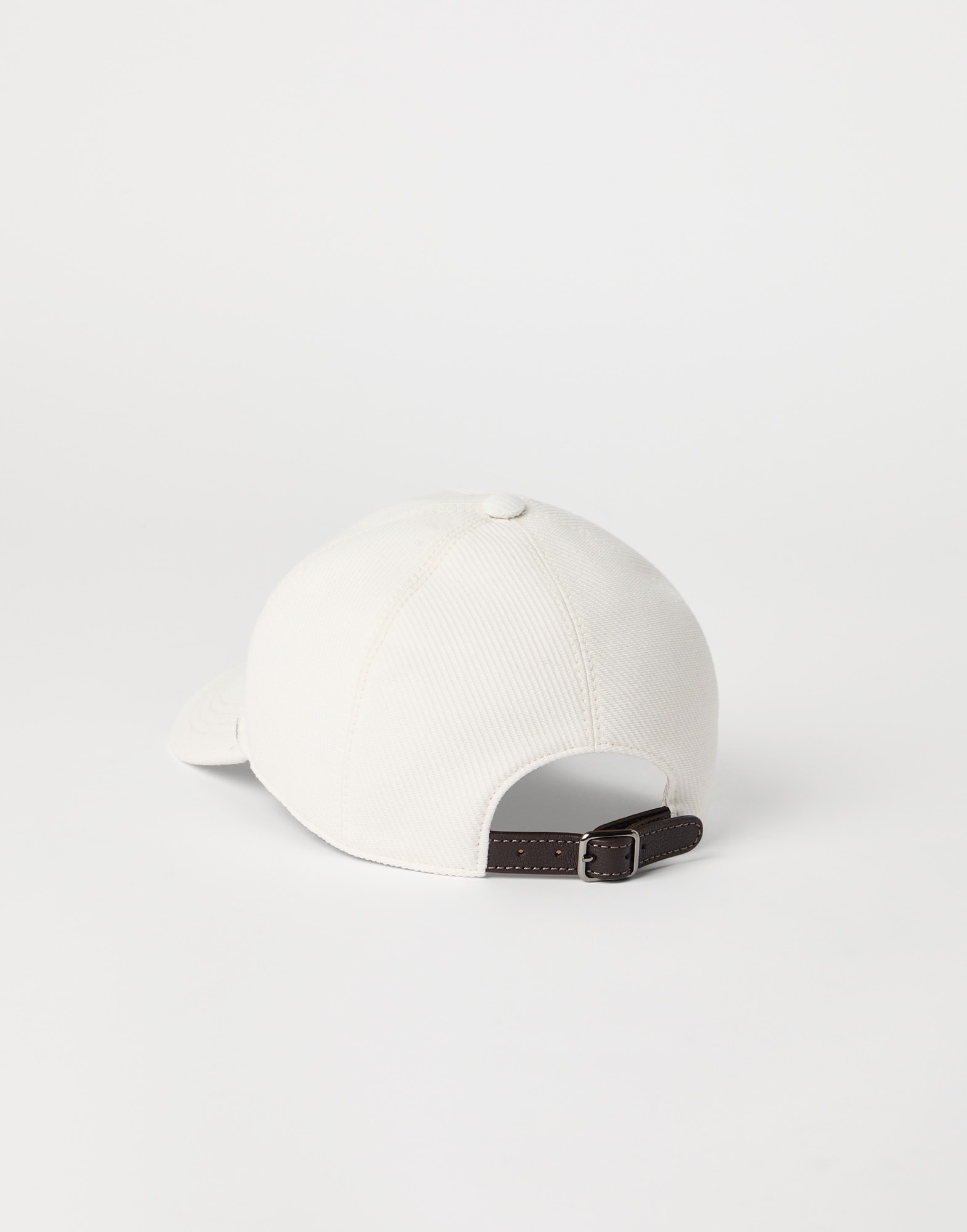 Cotton and linen cavalry baseball cap with shiny band - 2