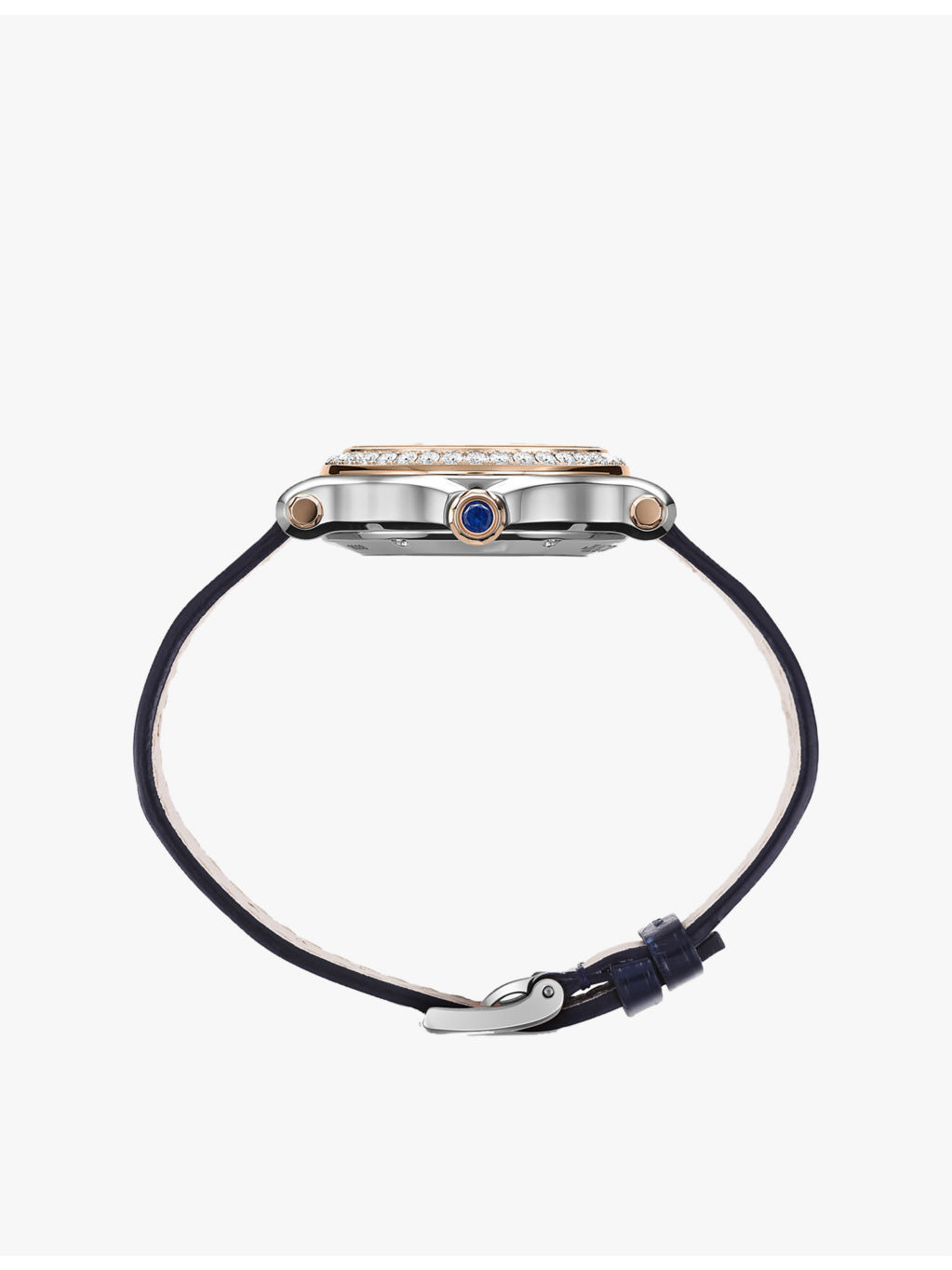 278608-6003 Happy Sport 18-carat rose-gold, stainless-steel and 1.49ct brilliant-cut diamond automat - 2