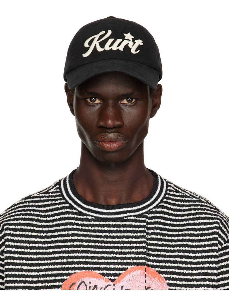 Black Unisex 'Kurt' Star Cap 1