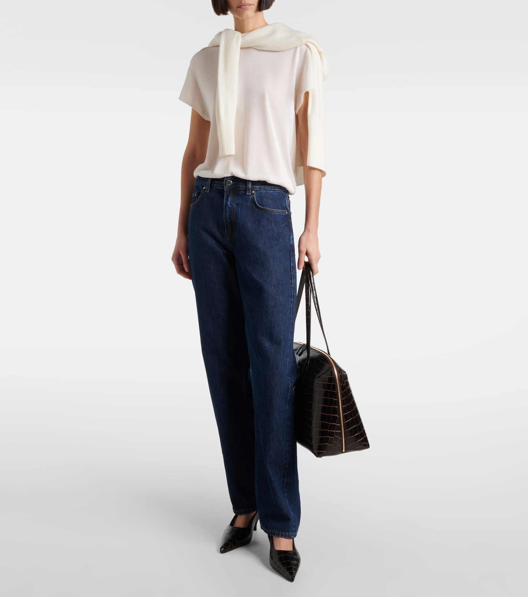 Knitted silk T-shirt - 2