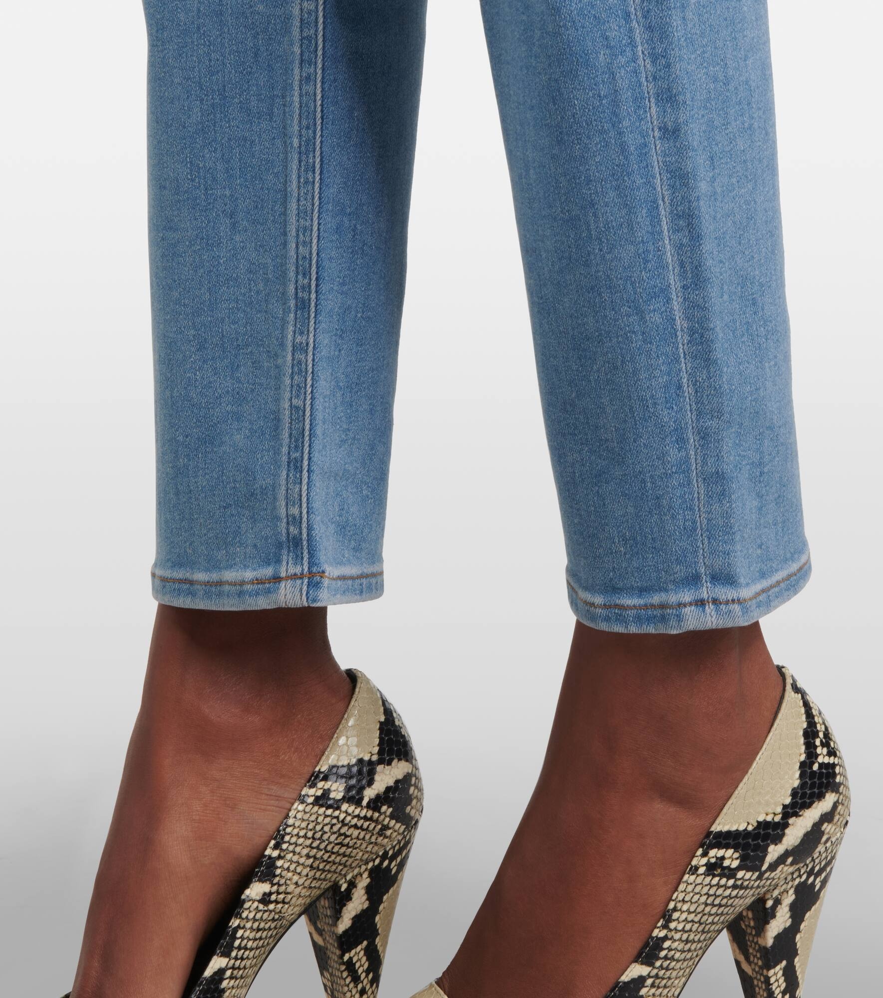 Isola mid-rise slim jeans - 5