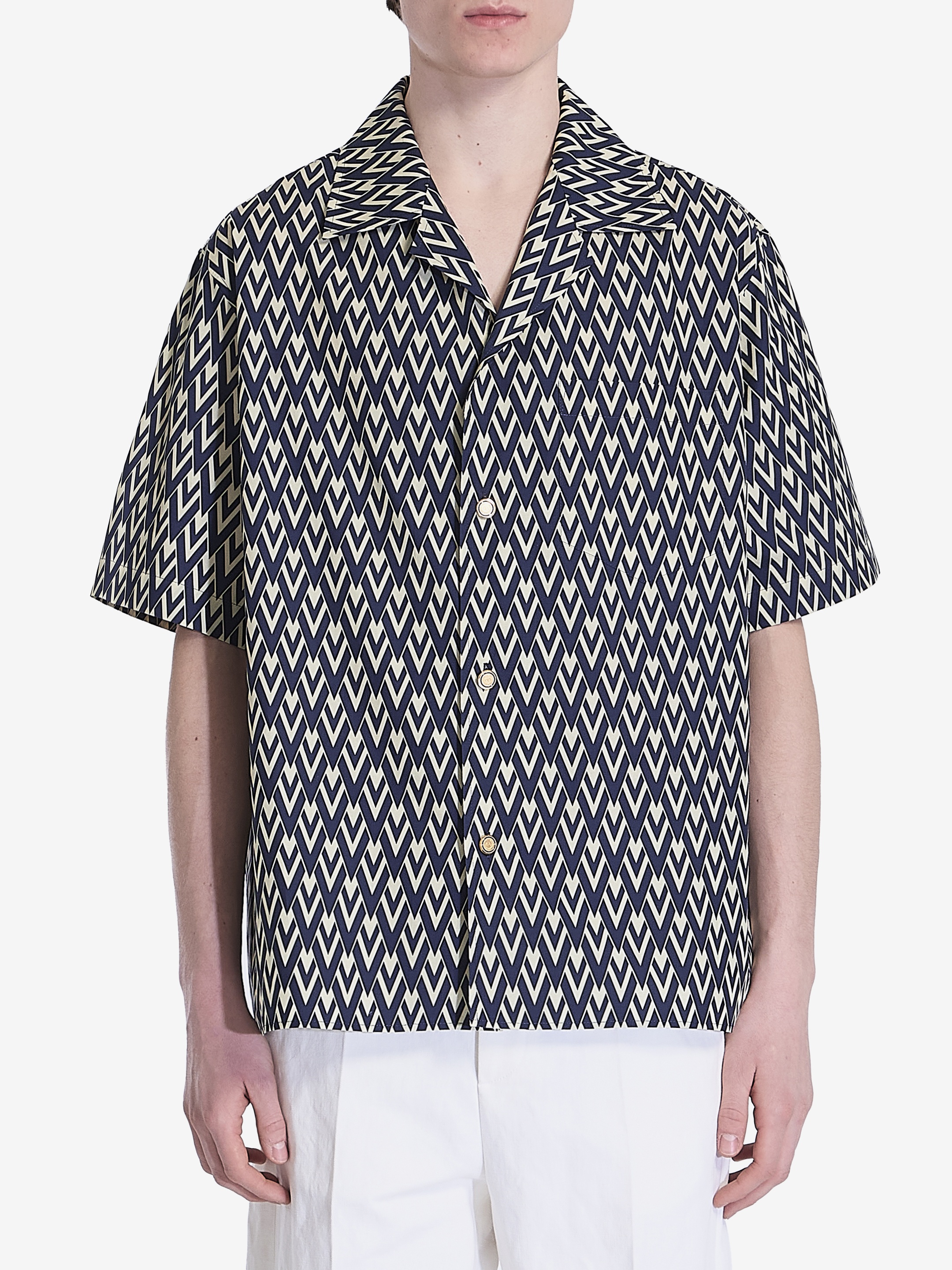 トップス ITALIAN DESIGN  associe Inc Buy Neutral Floral Pattern All-Over Print Crew Neck
