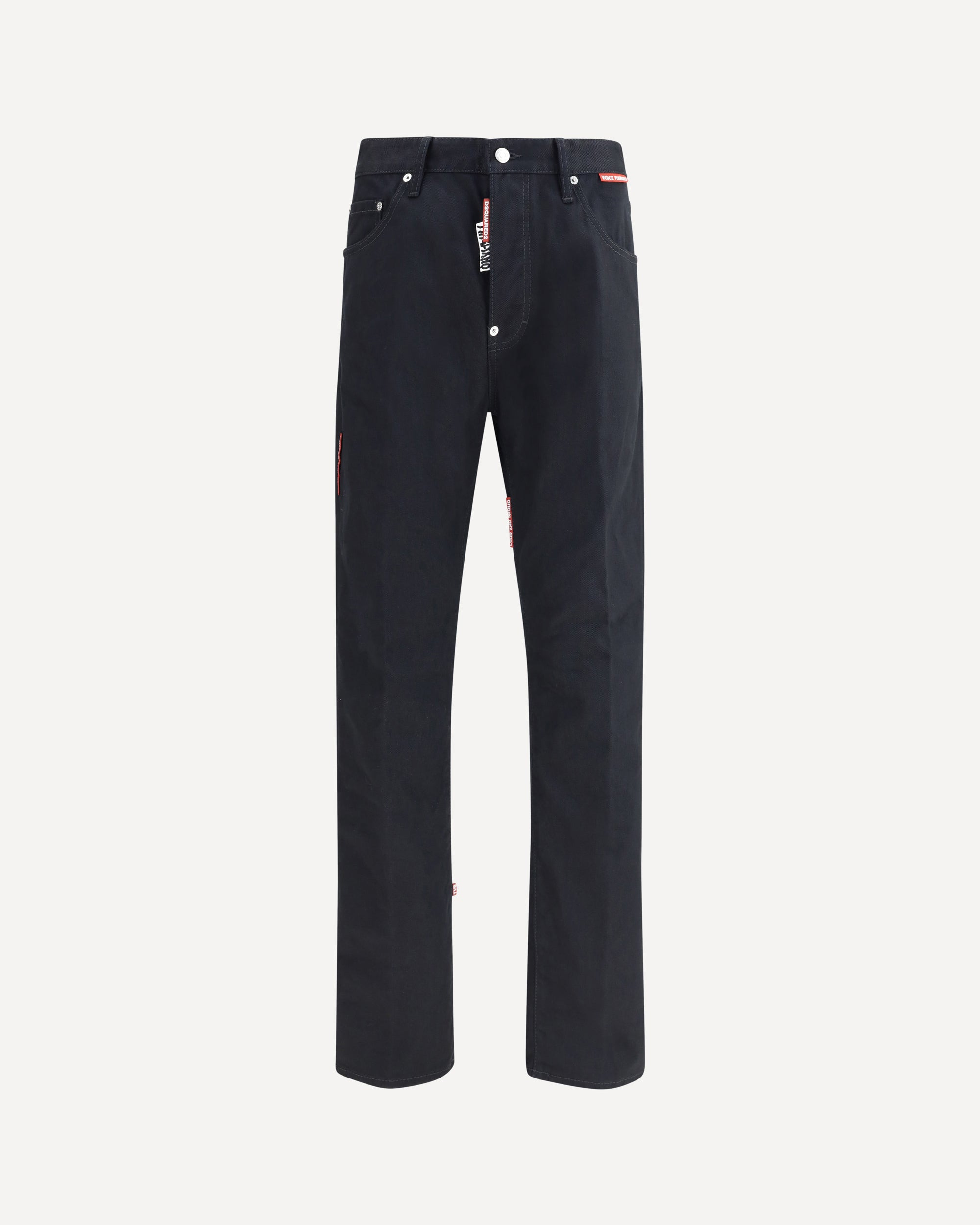Cotton straight Jeans - 1