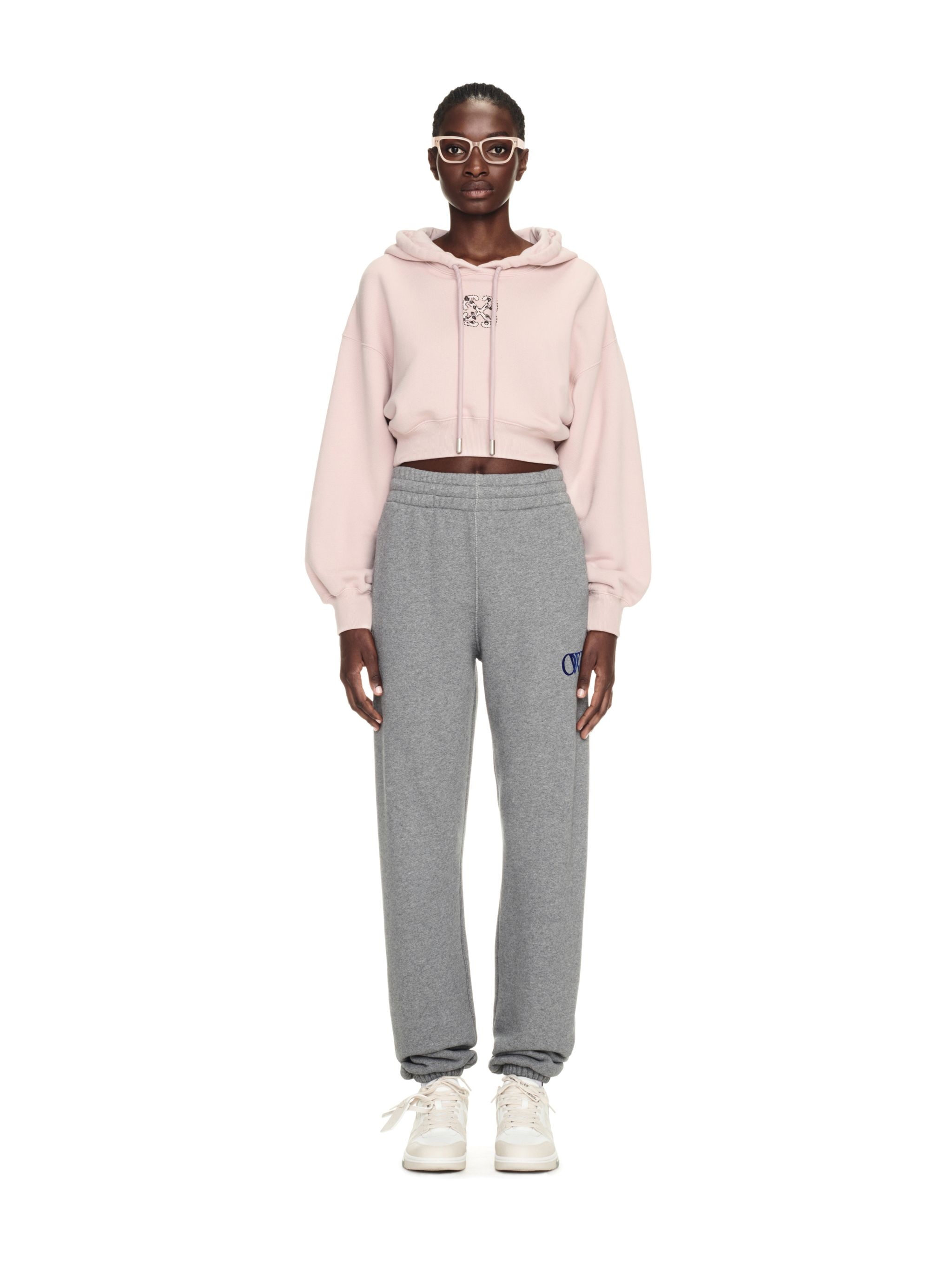 Bling Leaves S Arrow Crop Hoodie - 2