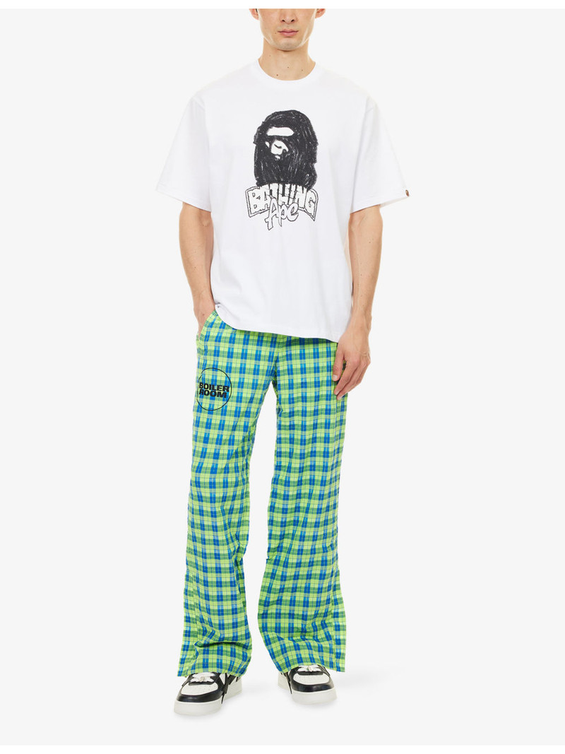 A BATHING APE® Bape Hand Drawn Ape Graphic-Print Cotton T-Shirt outlook