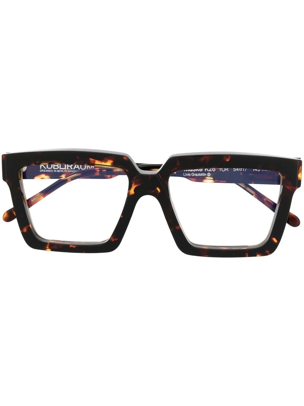 square-frame glasses - 1