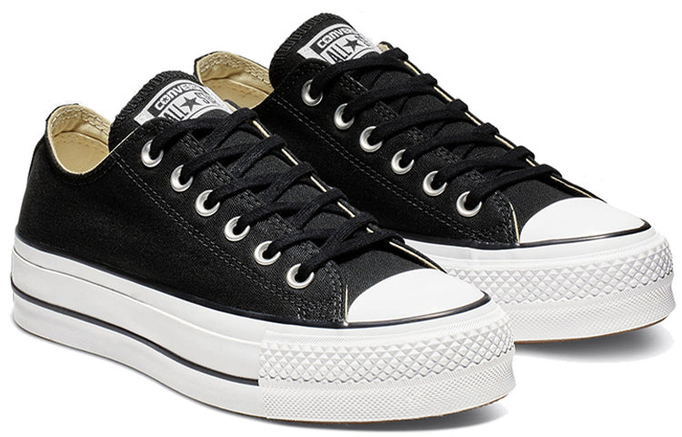 (WMNS) Converse Chuck Taylor All Star Lift Ox 'Black White' 560250C - 3