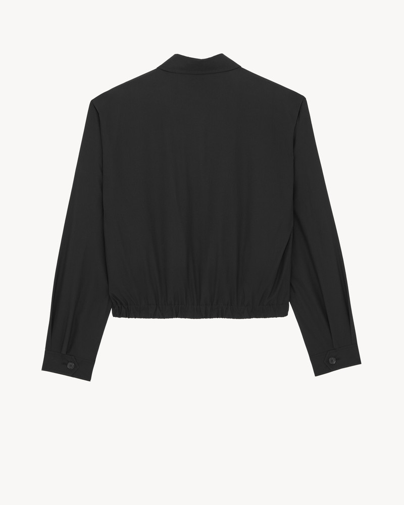 SAINT LAURENT JACKET IN COTTON POPLIN outlook