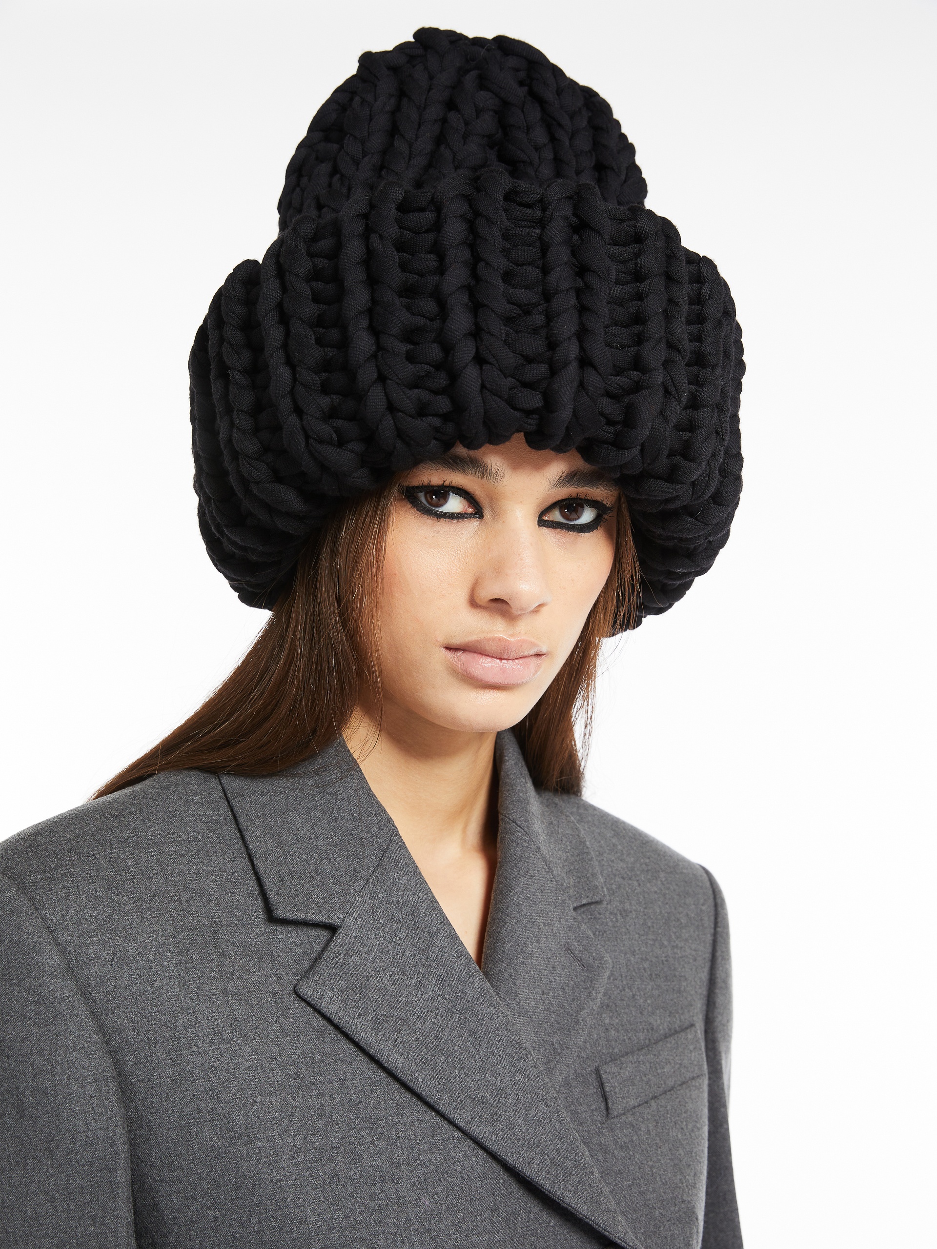 PICO Wool-blend knitted hat - 3