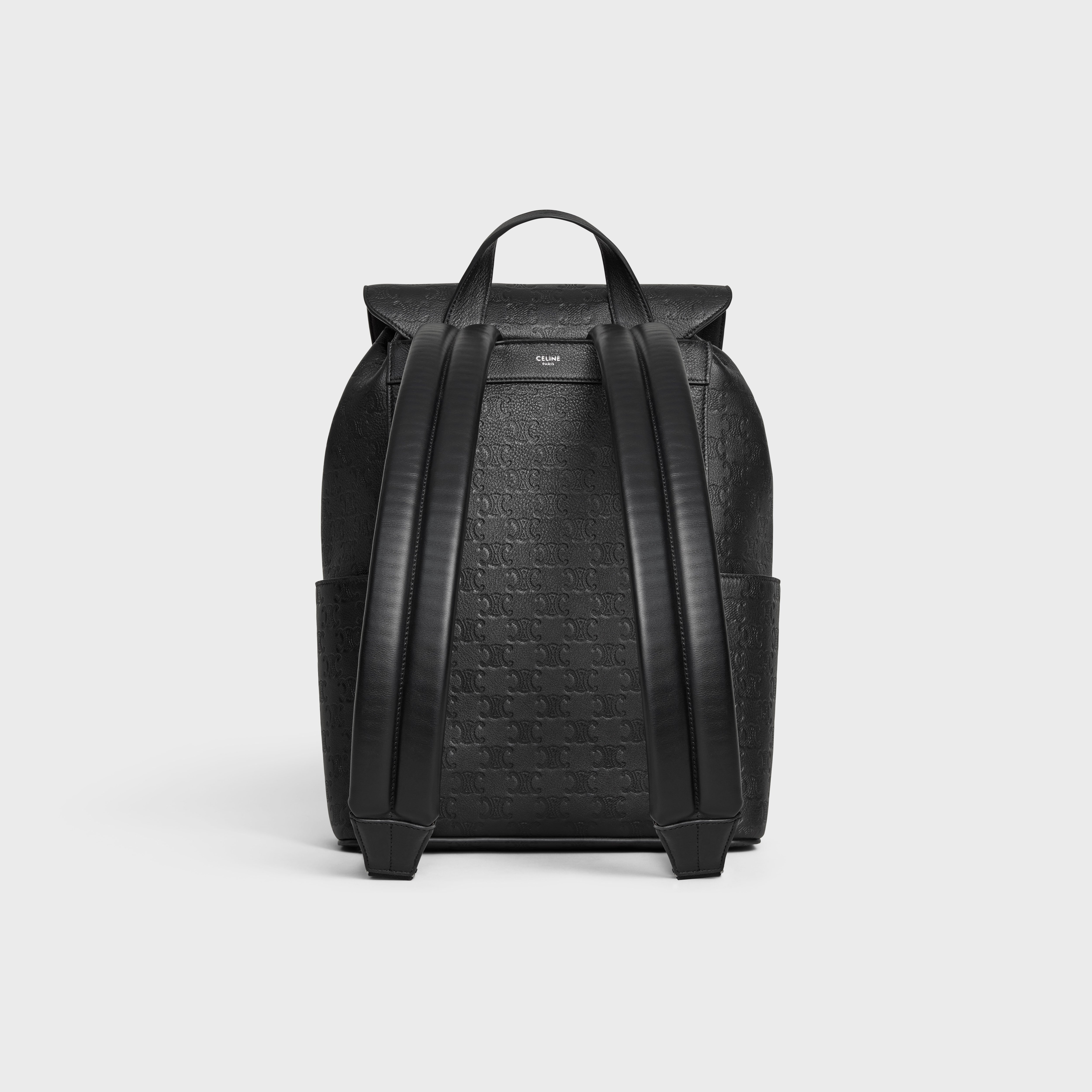 BACKPACK IN CALFSKIN WITH TRIOMPHE EMBOSSED - 3