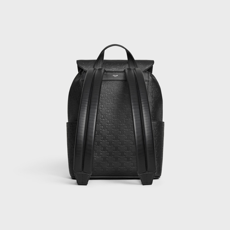 BACKPACK IN CALFSKIN WITH TRIOMPHE EMBOSSED 3