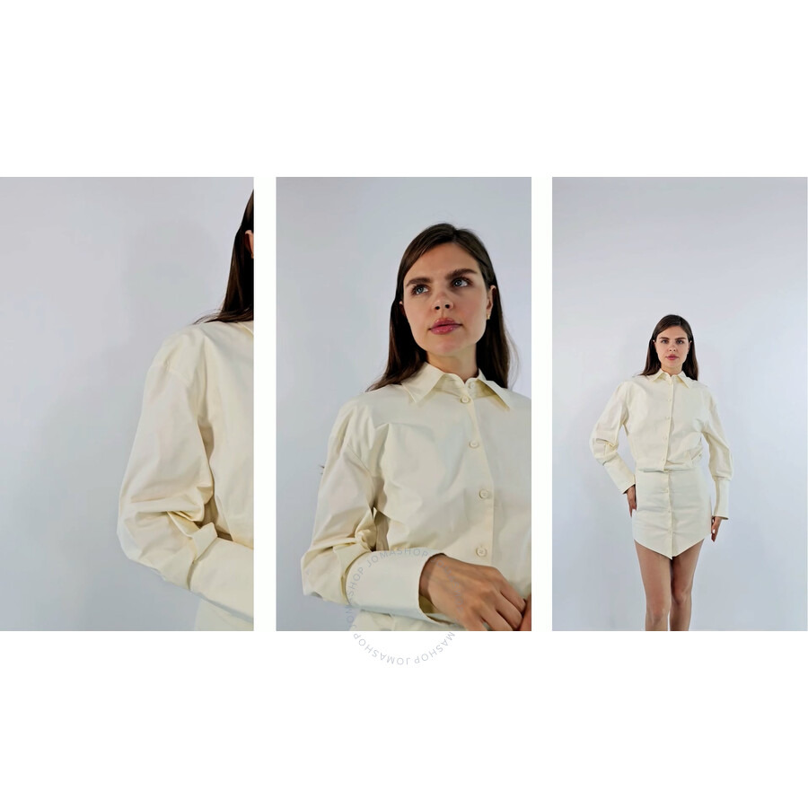The Attico Silvye Cotton Mini Shirt Dress - 3