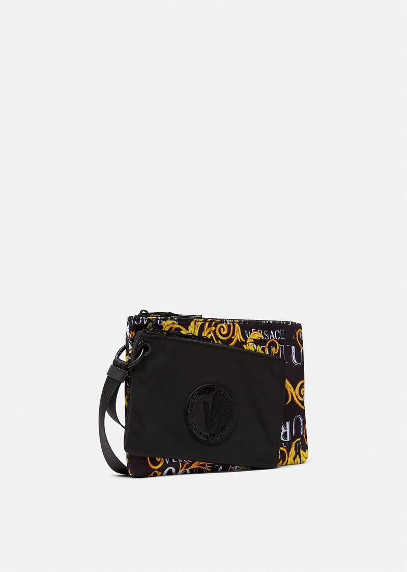 VERSACE JEANS COUTURE Double Logo Couture V-Emblem Pouch outlook