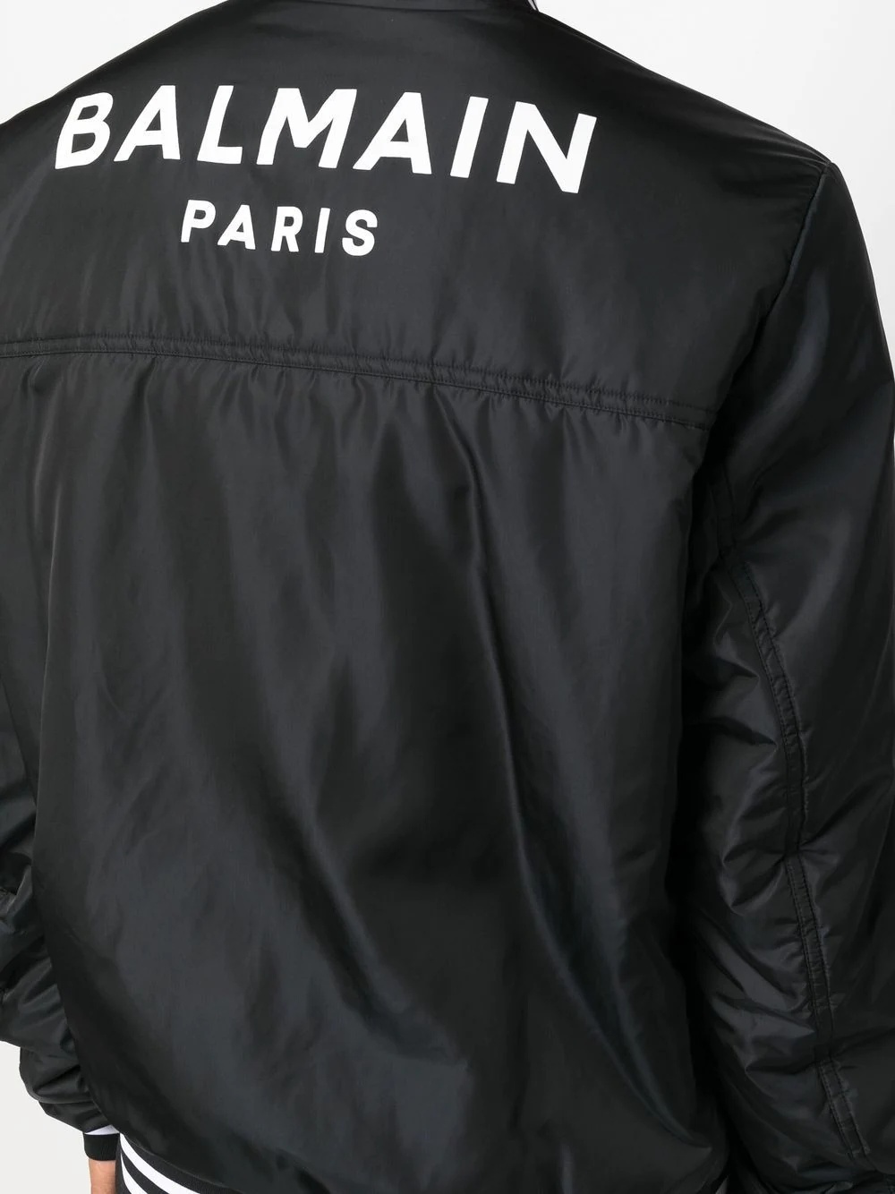 logo-print bomber jacket - 5