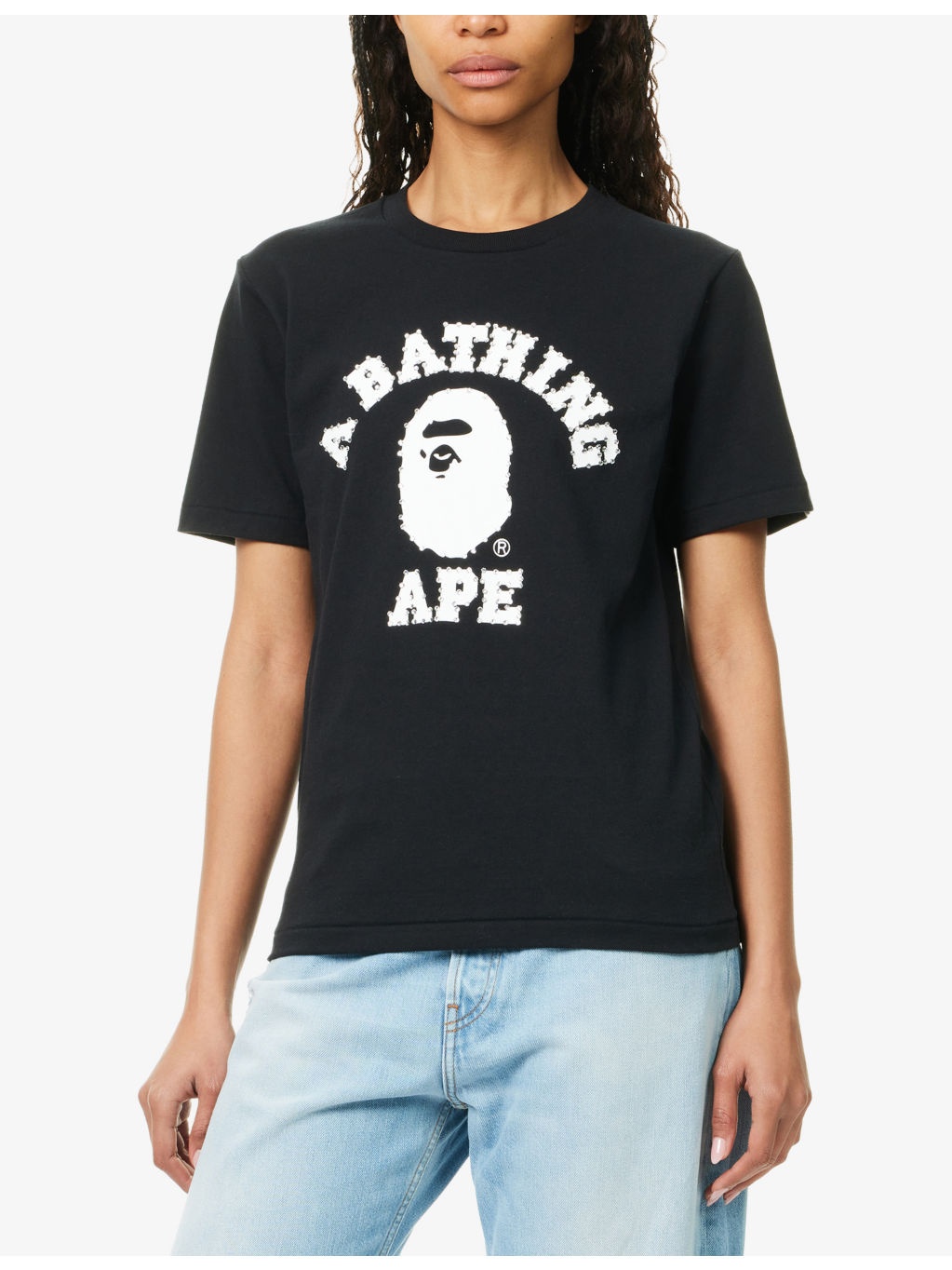Crystal-Embellished Logo-Print Cotton-Jersey T-Shirt - 3