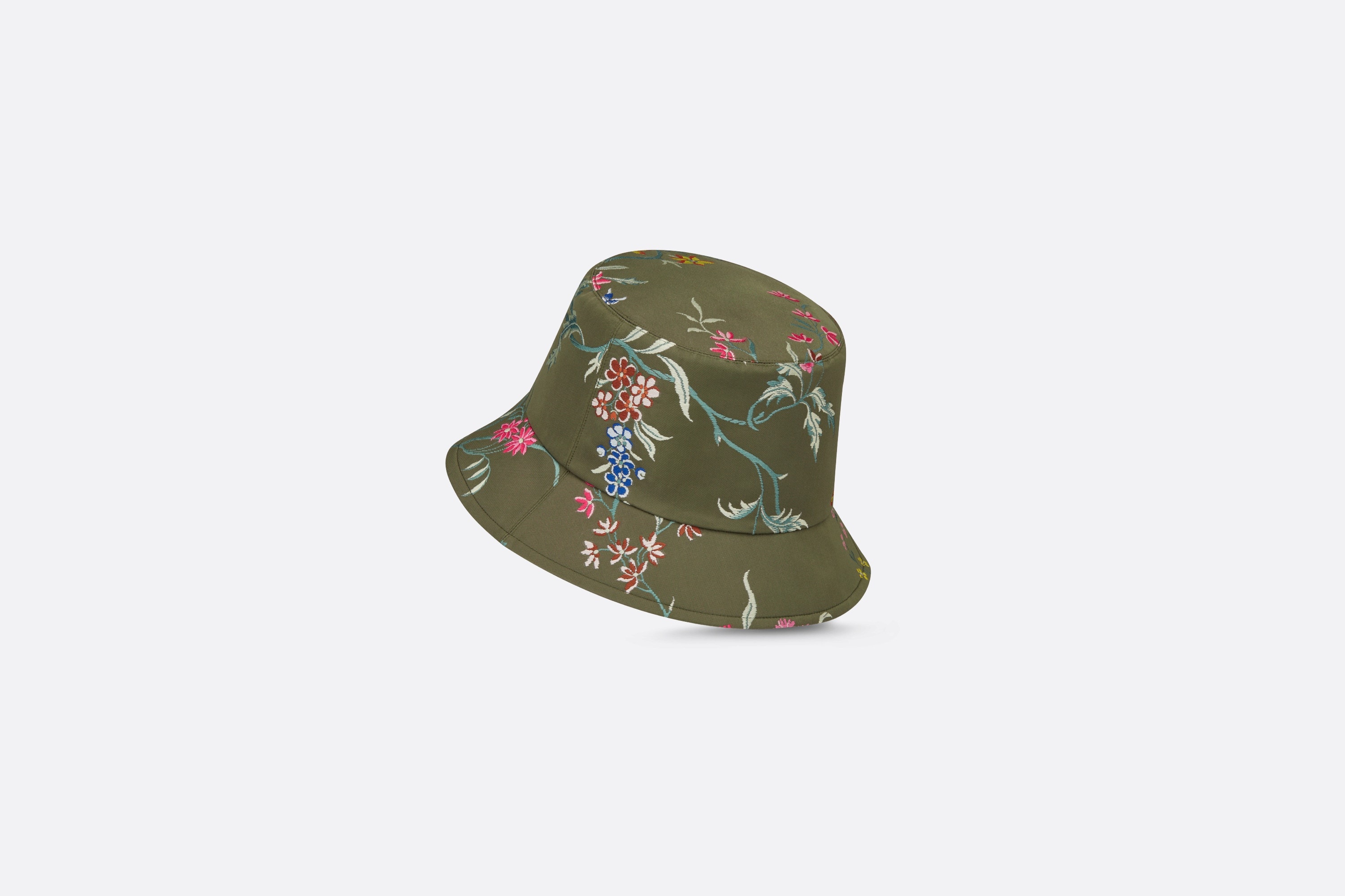 Teddy-D Dior Petites Fleurs Reversible Small Brim Bucket Hat - 4