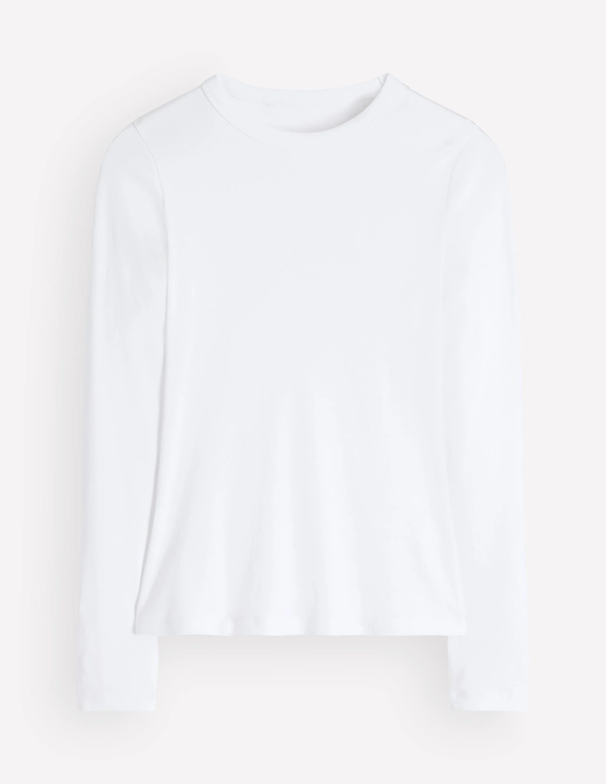Annie Essential Crew Neck Top-White - 1