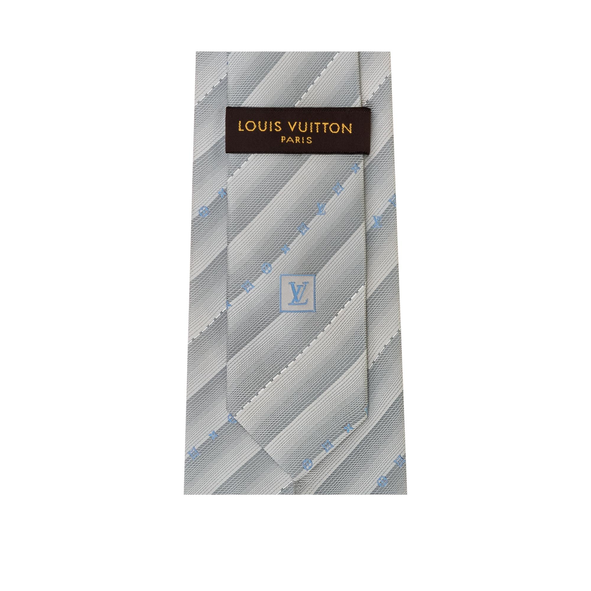 Monogram Shadow Lines Tie - 2