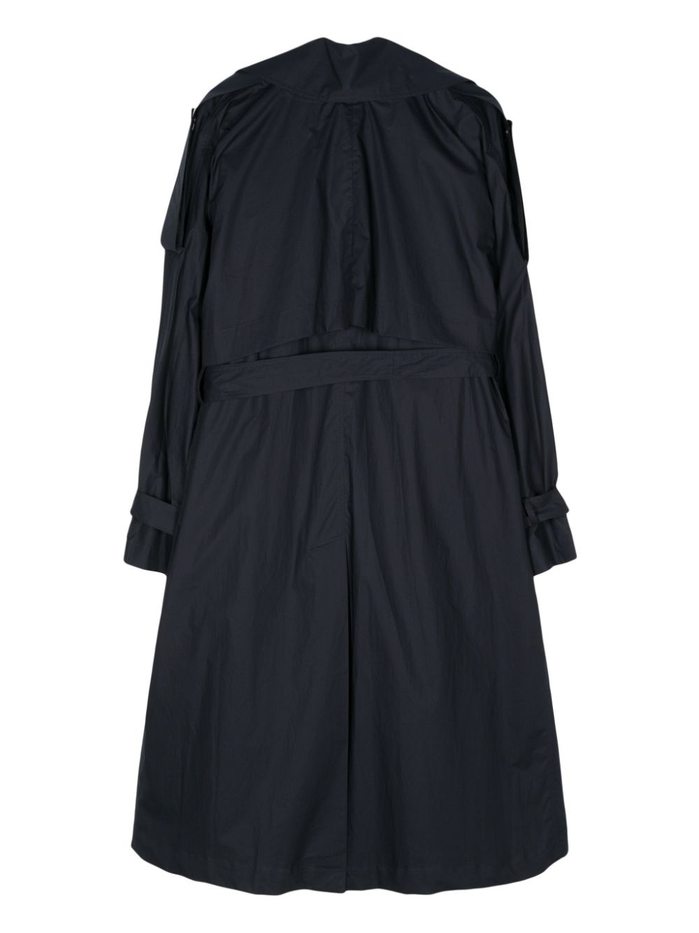 detachable-sleeves trench coat - 2