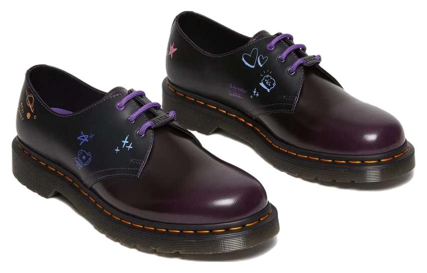 Dr. Martens BT21 Leather Oxford Shoes 'Purple' 30893511 - 2